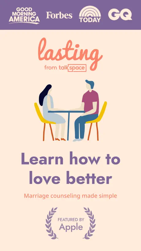 Lasting app screenshot 1