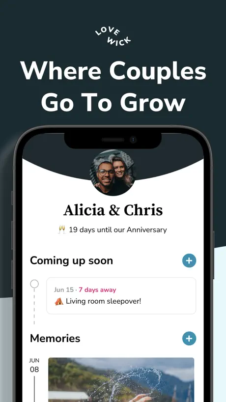 Lovewick app screenshot 1